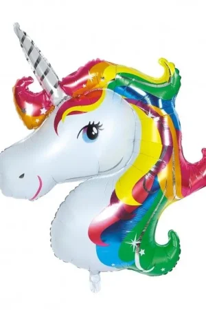 Ballon Mylar Licorne Multicolore Commander Maintenant