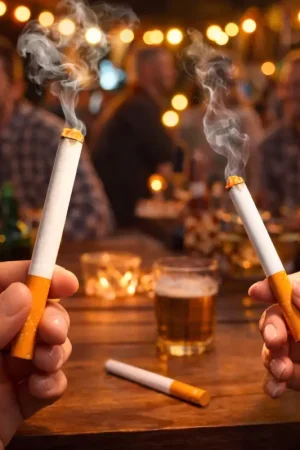 Marque Fausses Cigarettes Fumantes x2pcs