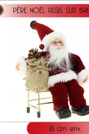 Achetez Aujourd'hui Père Noel assis sur Banc