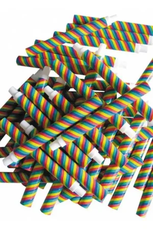 Paiement Sécurisé Sarbacanes Multicolores x50pcs