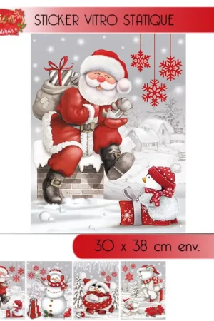 Sticker Vitro statique Rouge Blanc Gris Meilleur Prix