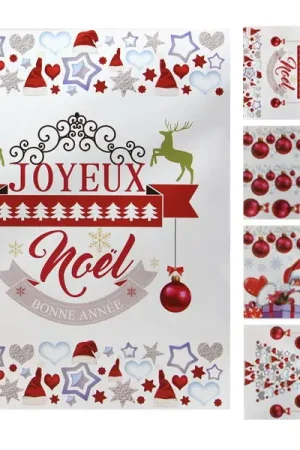 Sticker Vitro statique Boule de noel brillante Prix Choc