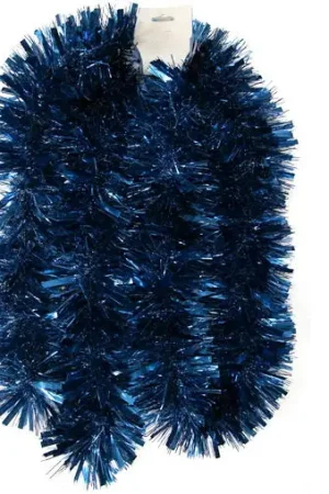 Guirlande de noel Bleu Marine 13cm x 2 mètres Promotion Saisonnière