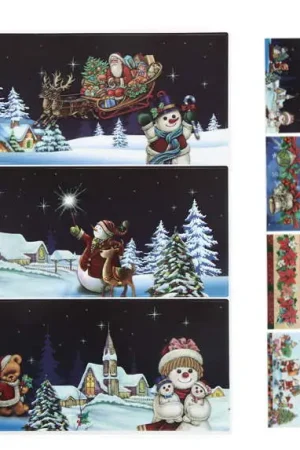 3 Bandes vitro statique de noel pailletées Must-Have