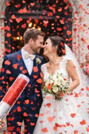 Canon à Confettis Cœur Rouge 25 cm Achetez Aujourd'hui