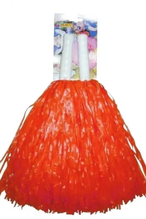 Top Vente Pompons x2 Orange