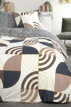 Acheter En Ligne Parure Housse de couette 240x260 pas cher Caramel