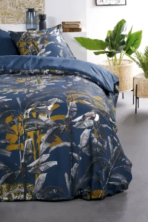 Vente Directe Parure Housse de couette 240x260 Sunshine Bleu MArine