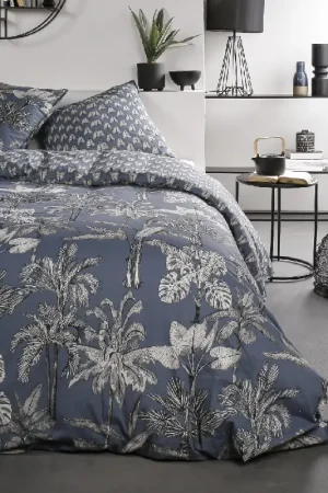 Parure Housse de couette 240x260 Tropique Bleu Populaire