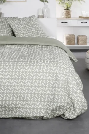 Prix Bas Parure Housse de couette 240x260 Sunshine Emeraude