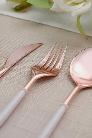Nouvelle Collection Ménagère Mariage Gourmet Rose Gold x 24 pièces
