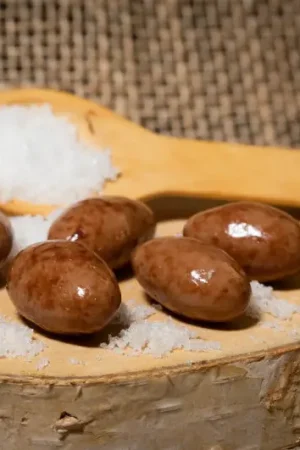 Dragees Chocolat Lait et Blanc Fleur de Sel x 500gr Bon Marché