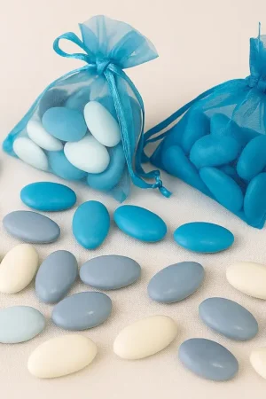 Must-Have Dragées Chocolat Assorti Blanc Bleu Caraibe x 500gr