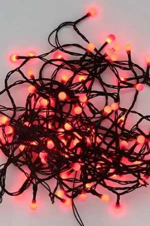 Guirlande lumineuse 100 boules Rouge LED Affaire À Saisir