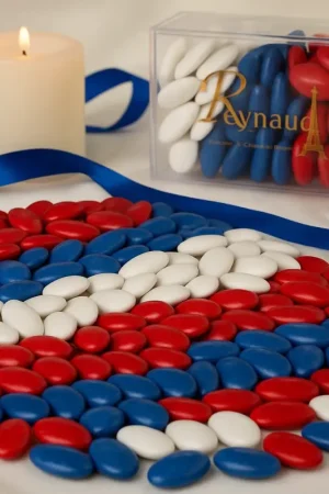 Dragées Chocolat Assorti Bleu Blanc Rouge x 500gr Commander Maintenant