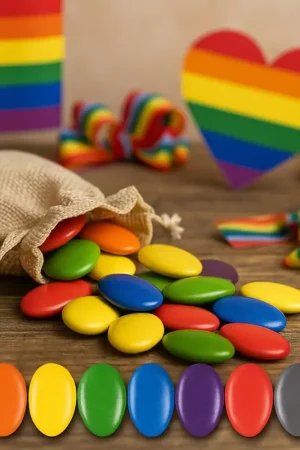 Prix Bas Dragées Chocolat Assorti LGBT x 500gr