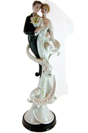 Couple de mariés Géant 34cm Meilleur Prix