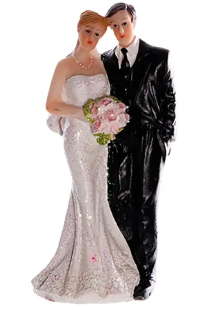 Produit De Marque Couple de mariés avec Bouquet de Fleurs