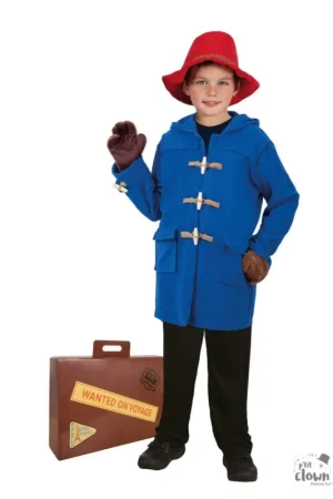 Expédié Aujourd'hui Déguisement Enfant Ours Paddington 7/9 Ans