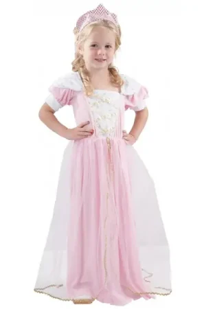 Vente Directe Déguisement Enfant 3/4 Ans Princesse Rose
