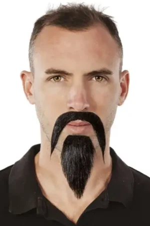 Offre Limitée Moustache et Barbichette Mandarin Noir