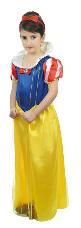 Déguisement Enfant Princesse Jaune et Bleu 5/6 Ans Jusqu'à Épuisement Des Stocks