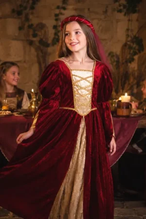 Petit Prix Déguisement Enfant Princesse Médievale 10/12 Ans