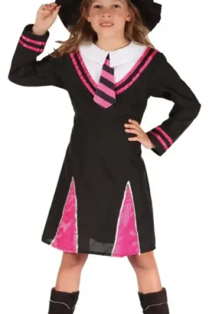 Top Vente Déguisement Enfant Rose et Noir 10/12 Ans