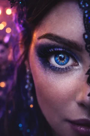 Prix Cassé Lentilles Fantaisie Iris Bleu