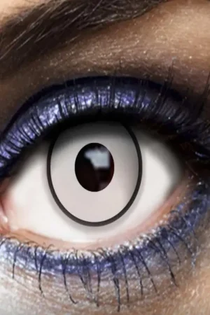 Acheter Direct Lentilles pour déguisement Manson Blanc