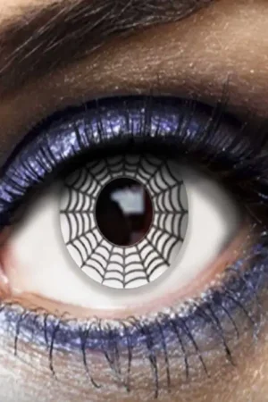 Nouvelle Collection Lentilles Originales Toile D'araignée Blanc