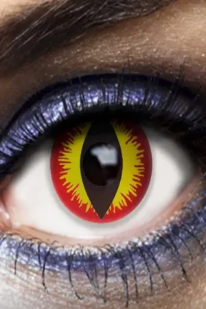 Expédié Aujourd'hui Lentilles de déguisement Diable