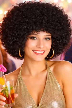 Perruque Afro Noire Satisfait Ou Remboursé