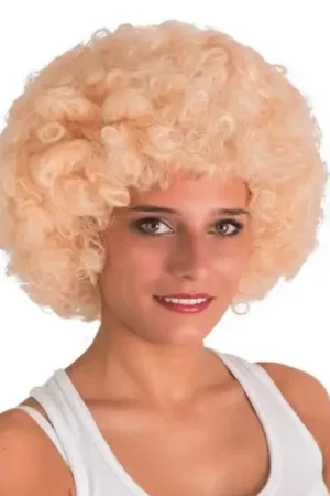 Perruque Afro Blonde Acheter En Ligne