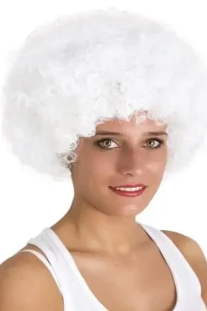 Perruque Afro Blanche Bon Plan