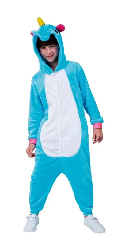 Déguisement Enfant Kigurimi Licorne Bleu 5/6 Ans Top Vente