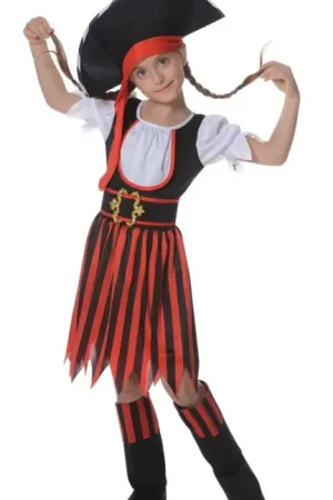Déguisement Fille Pirate 7/9 Ans Prix Cassé
