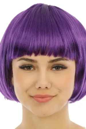 Perruque Cabaret en Violet Nouvel Arrivage