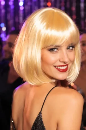 Perruque Cabaret en Blond Marque