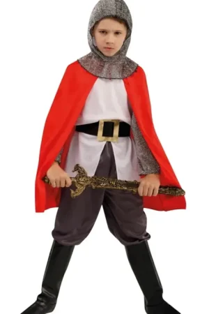 Achetez Aujourd'hui Déguisement Garçon Chevalier Rouge 7/9 Ans