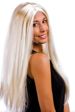 Meilleure Vente Perruque Longue & Raide 60cm en Blond