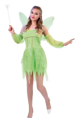 Commande En Gros Déguisement Femme Fée Verte S/M