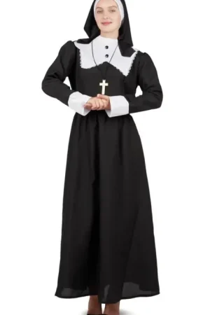 Top Vente Déguisement Femme Religieuse Luxe S/M