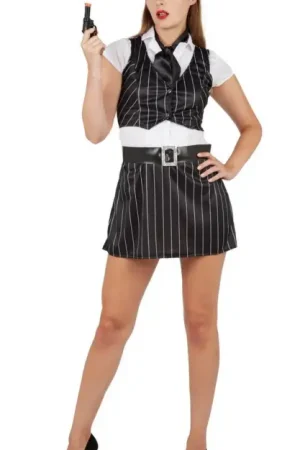 Dernier Modèle Déguisement Femme Gangster L/XL