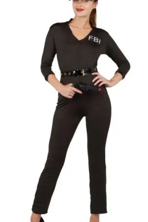 Authentique Déguisement Femme Agent FBI S/M