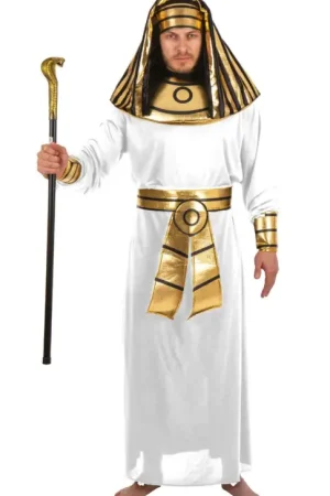 Vente Directe Déguisement Homme Pharaon Blanc S/M
