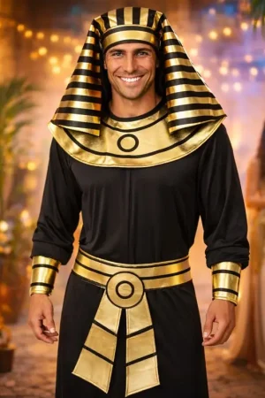 Déguisement Homme Pharaon Noir S/M Must-Have