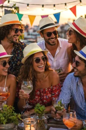 Pas Cher Chapeau de Paille Borsalino Couleur Aléatoire Adulte