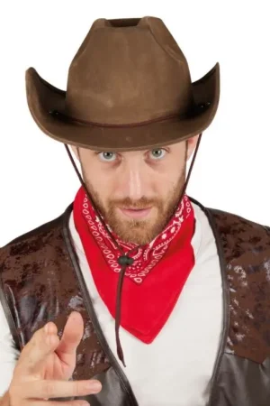 Chapeau Cowboy Marron Adulte Expédition Rapide
