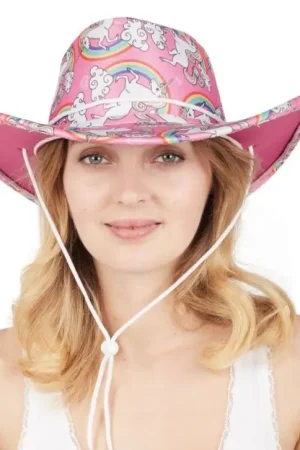 Chapeau Cowgirl Impressions Licornes Meilleur Prix